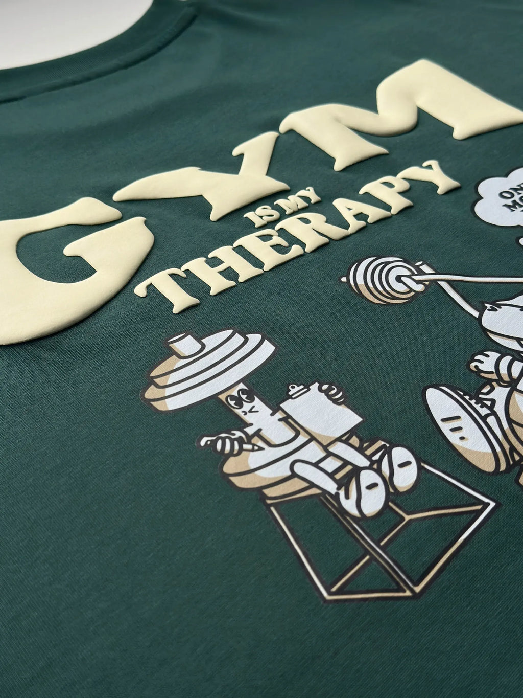 GYM IS MY THERAPY — Boxy Tee
