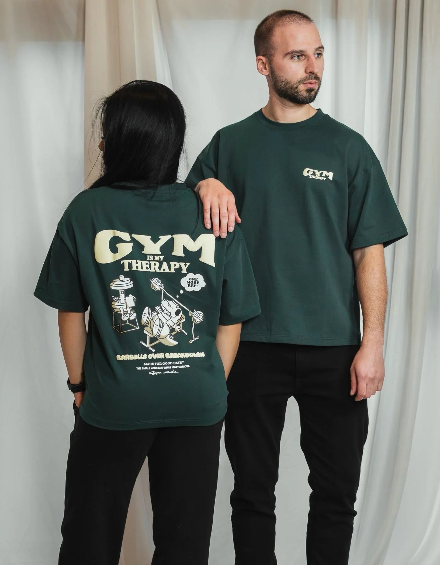 GYM IS MY THERAPY — Boxy Tee