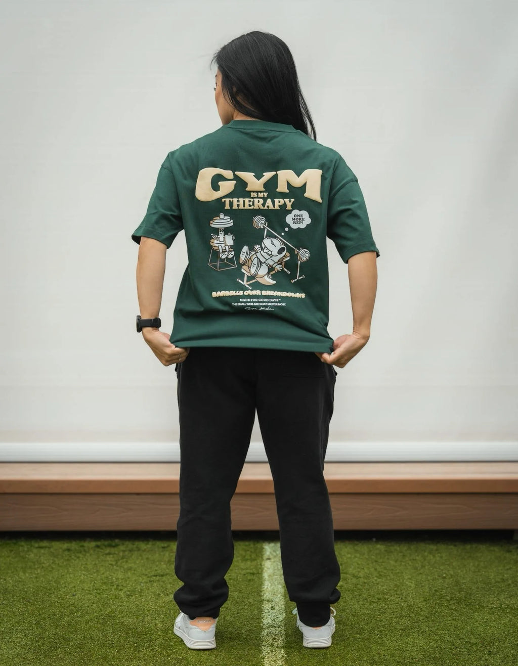 GYM IS MY THERAPY — Boxy Tee