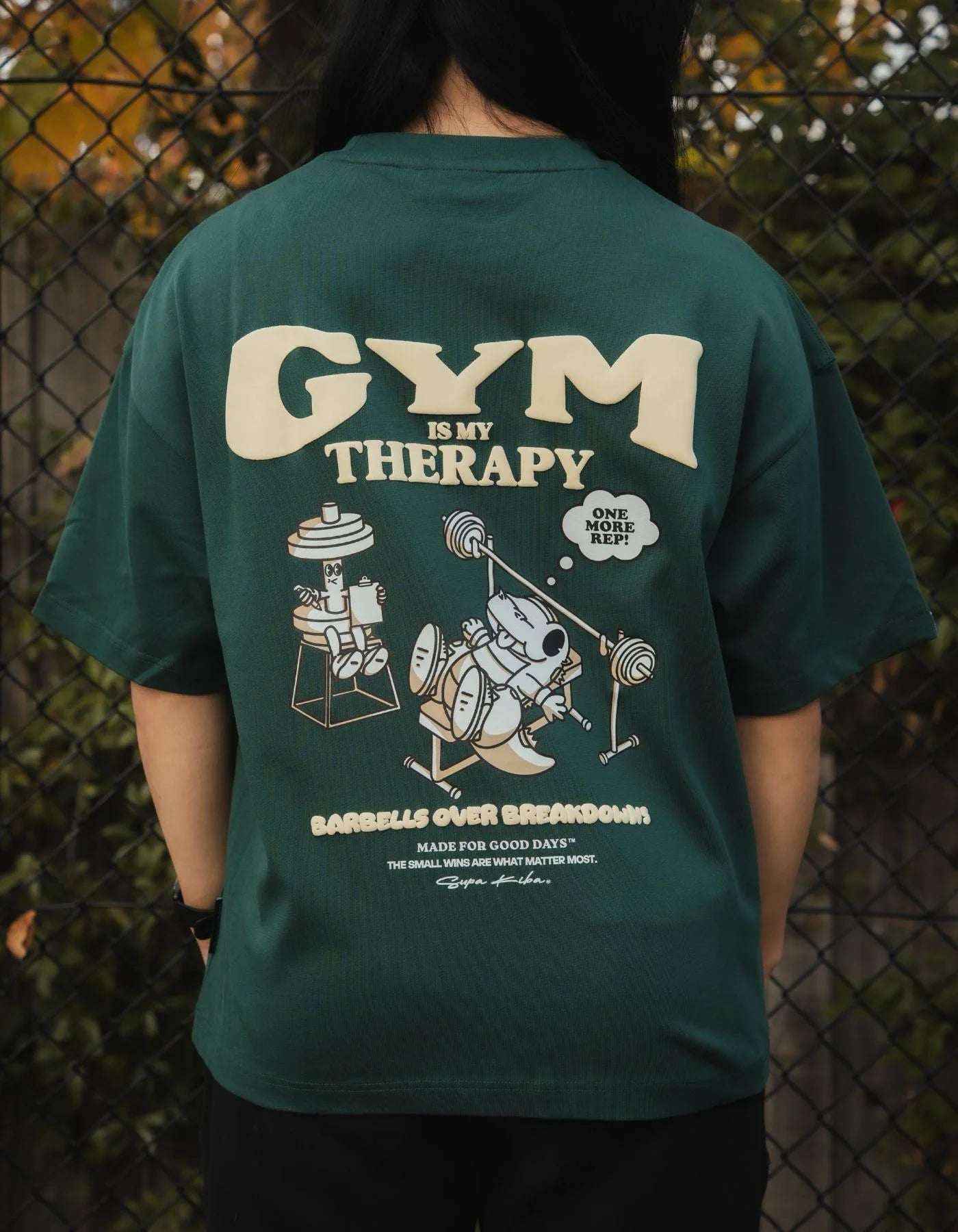 GYM IS MY THERAPY — Boxy Tee