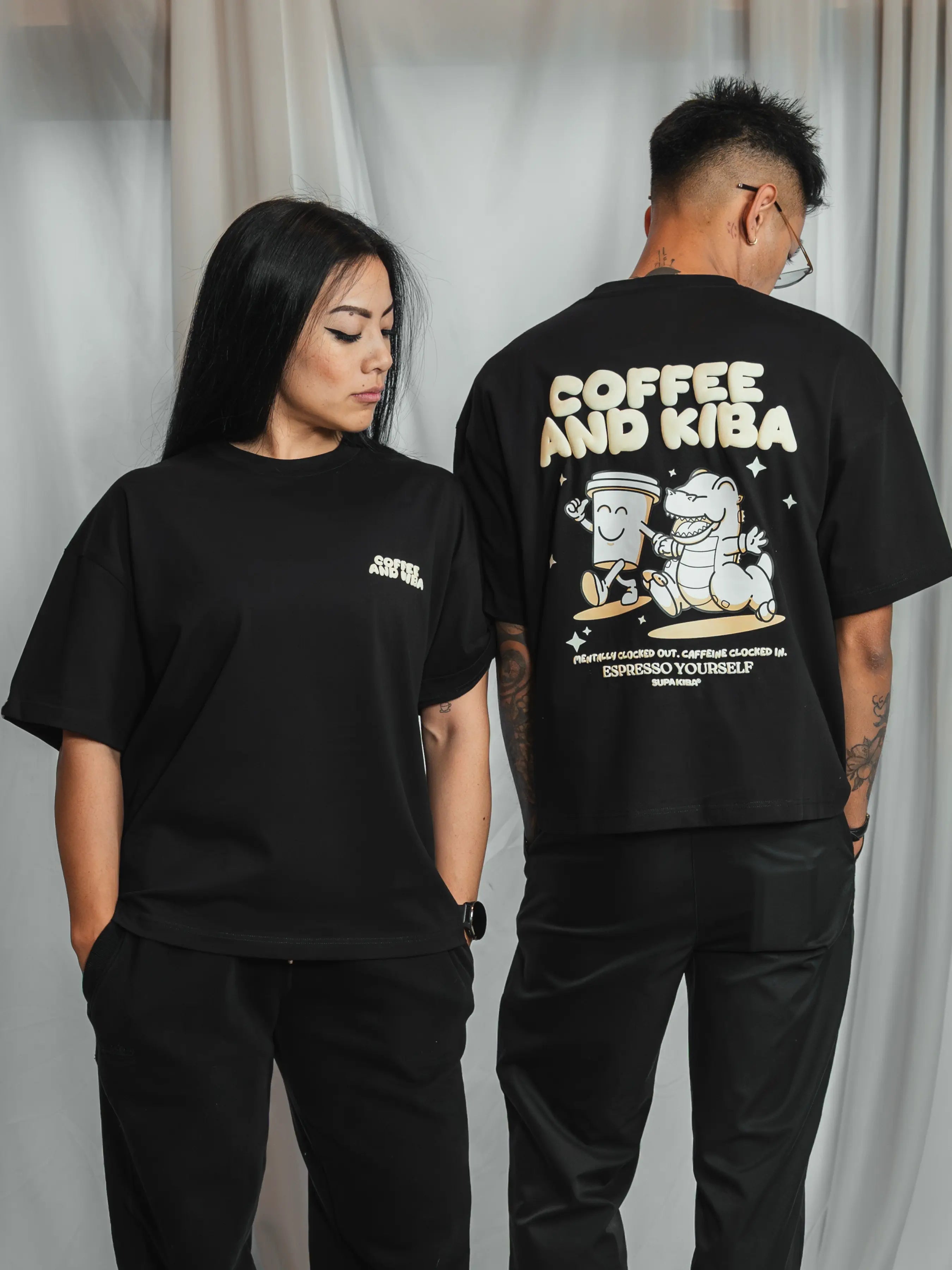 COFFEE & KIBA — Boxy Tee