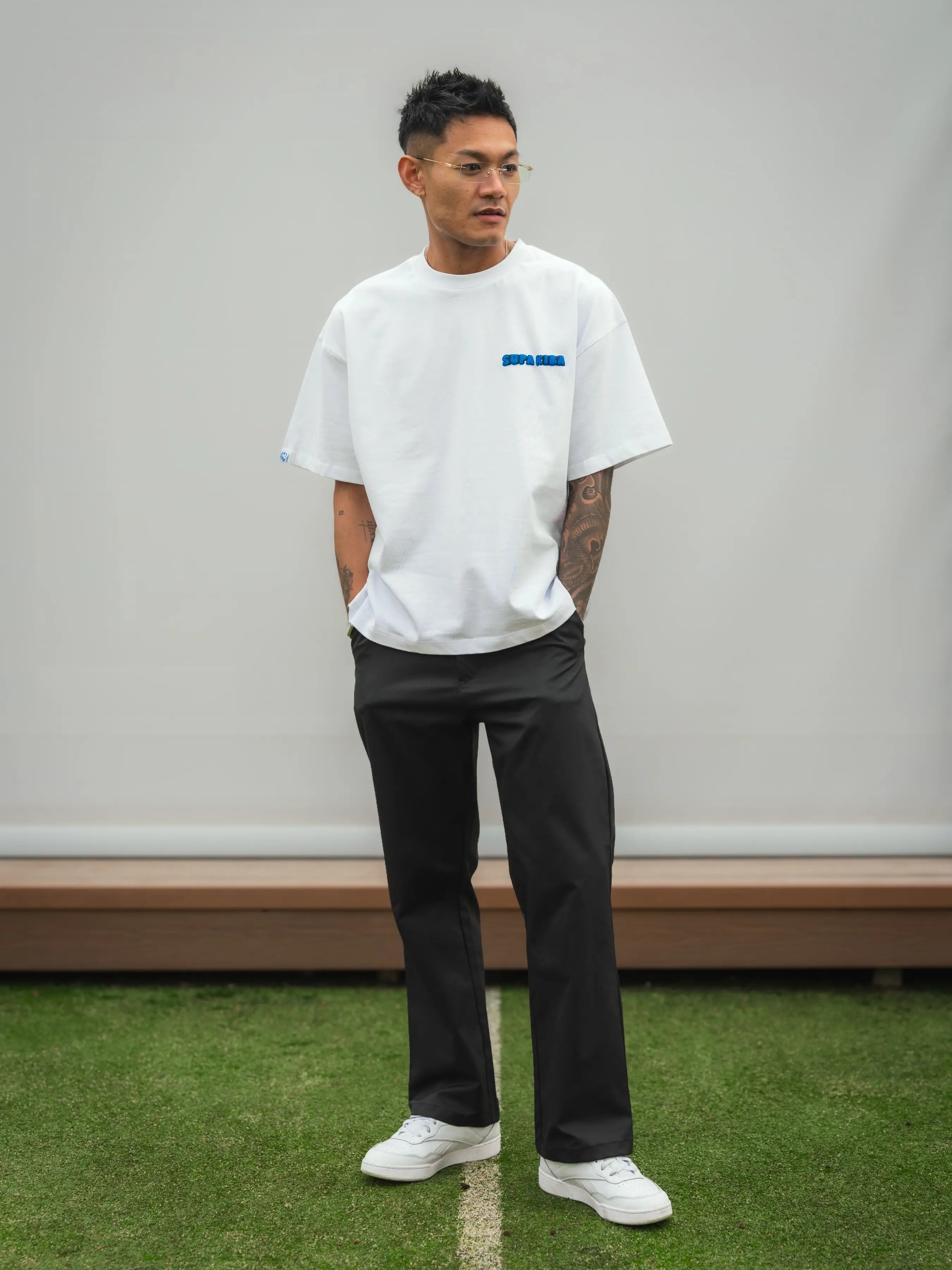 THE GRIND STARTS HERE — Boxy Tee