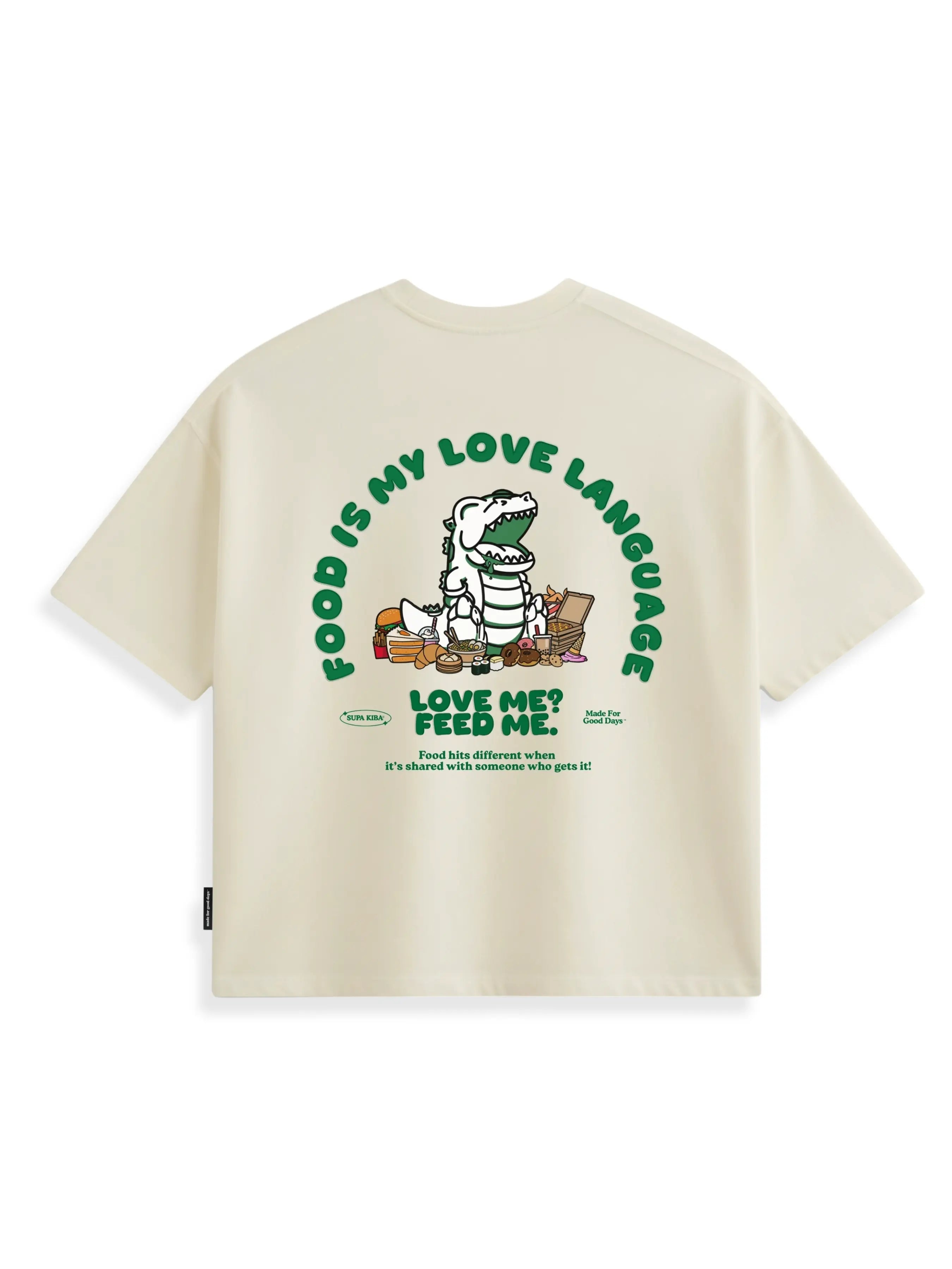 FOOD IS MY LOVE LANGUAGE — Boxy Tee