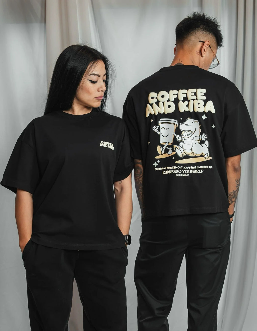 COFFEE & KIBA — Boxy Tee