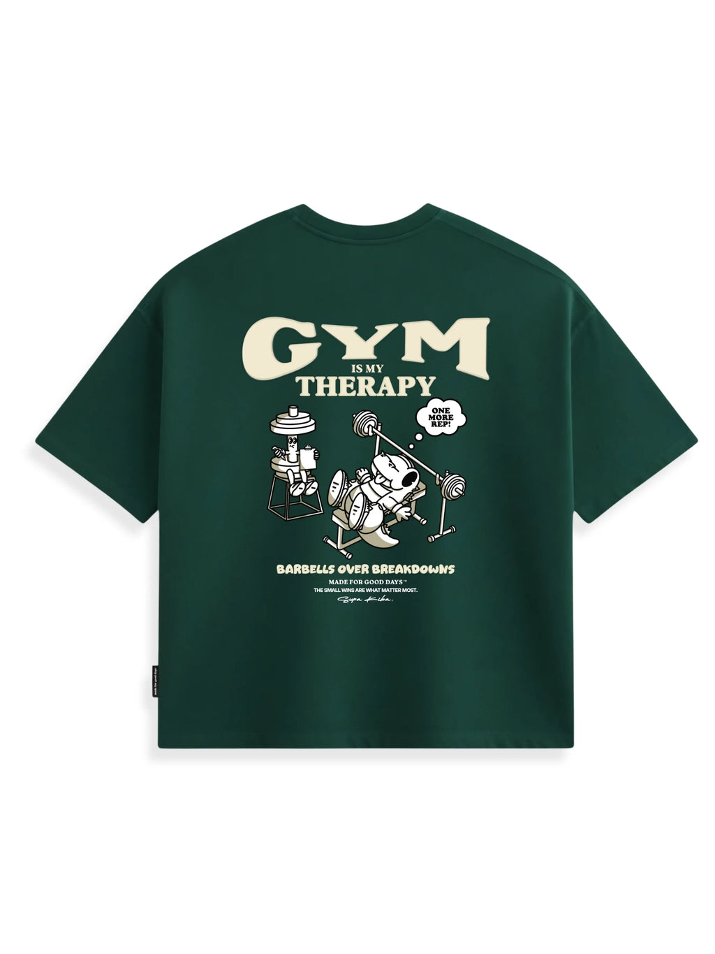 GYM IS MY THERAPY — Boxy Tee