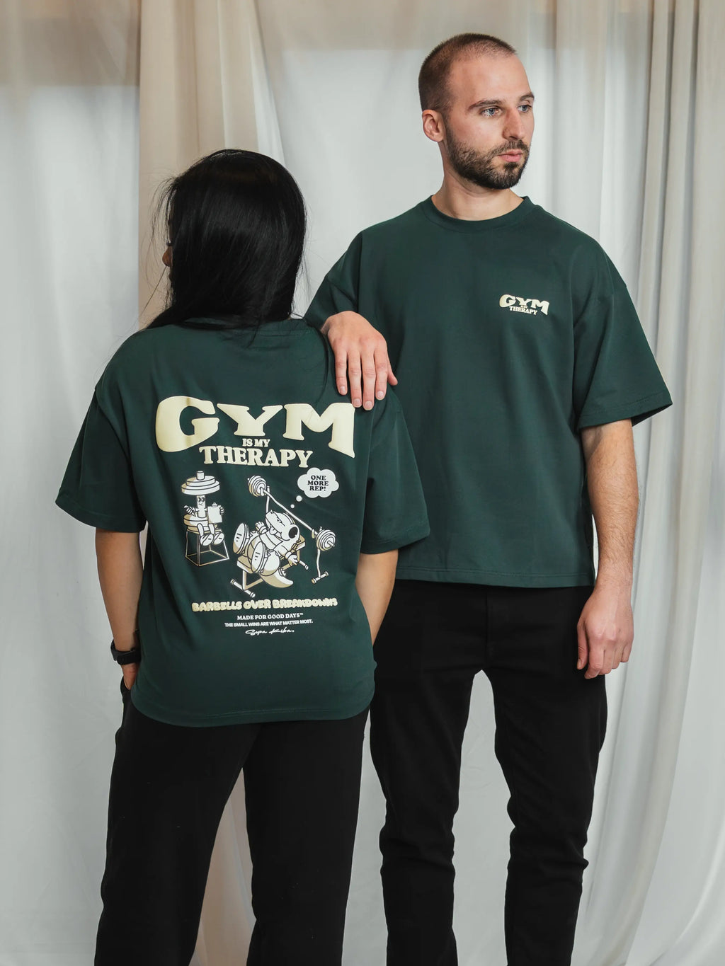 GYM IS MY THERAPY — Boxy Tee