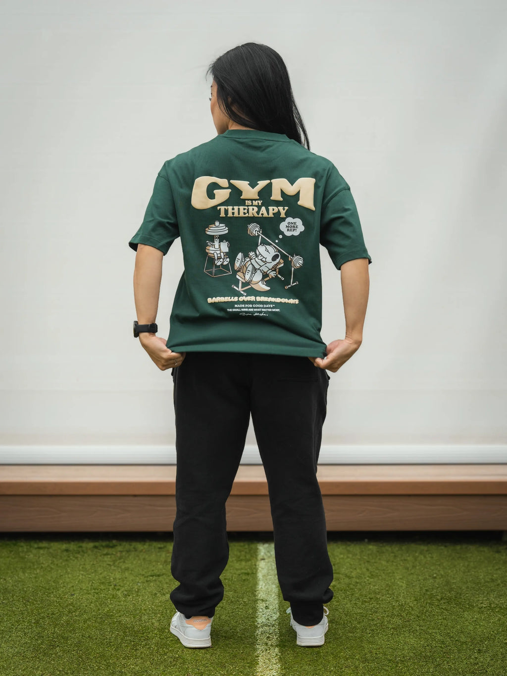 GYM IS MY THERAPY — Boxy Tee