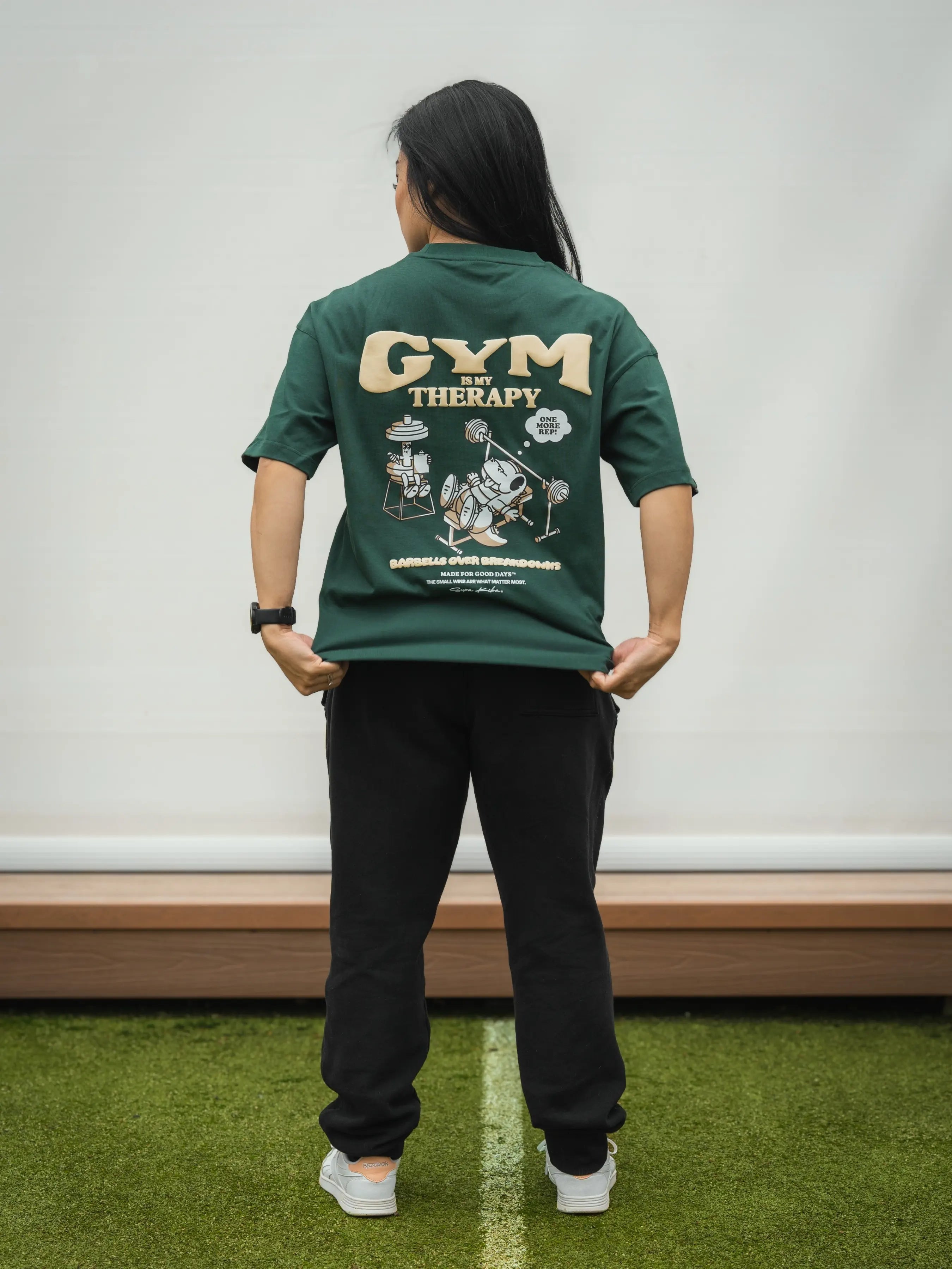 GYM IS MY THERAPY — Boxy Tee