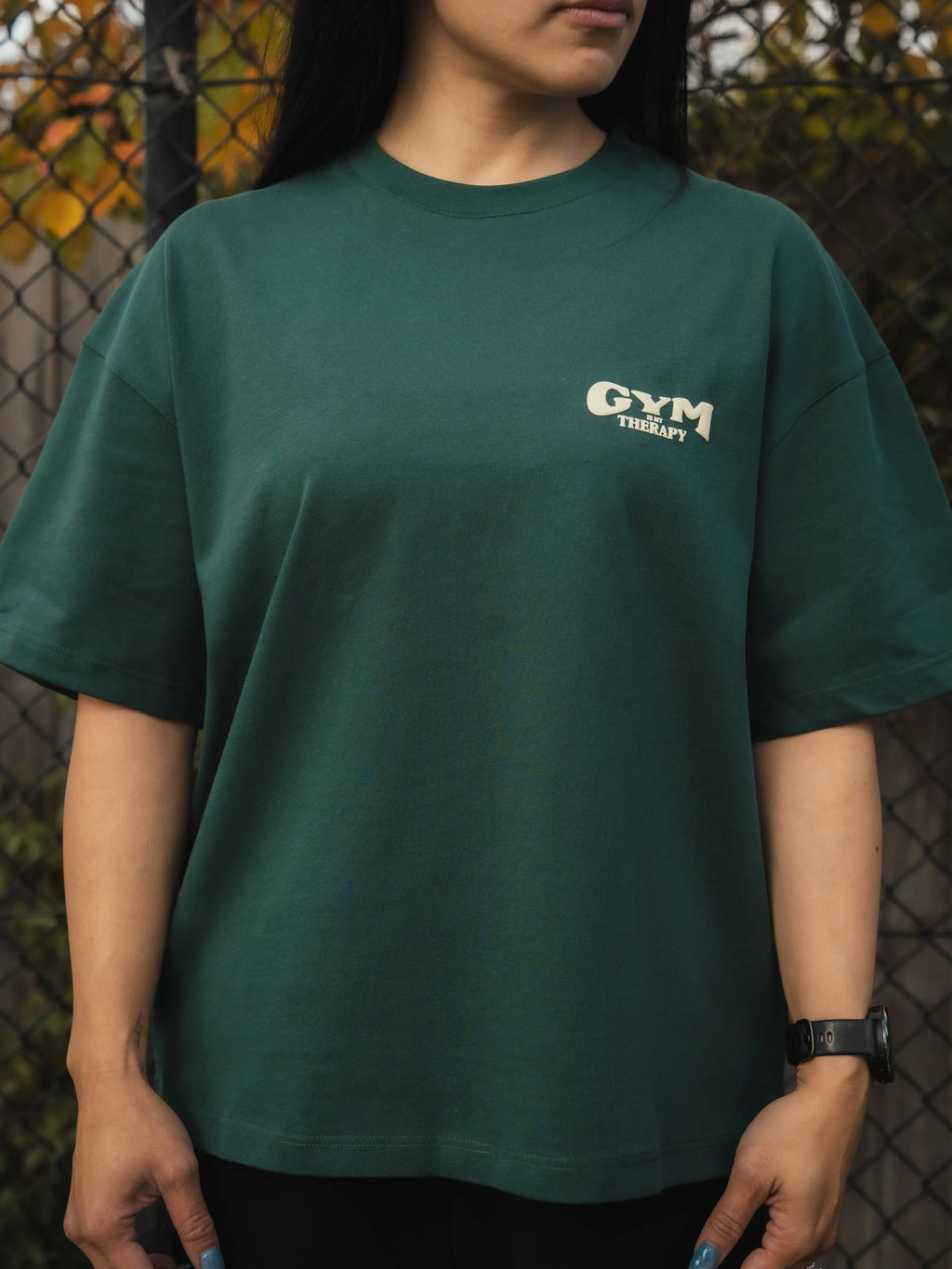 GYM IS MY THERAPY — Boxy Tee
