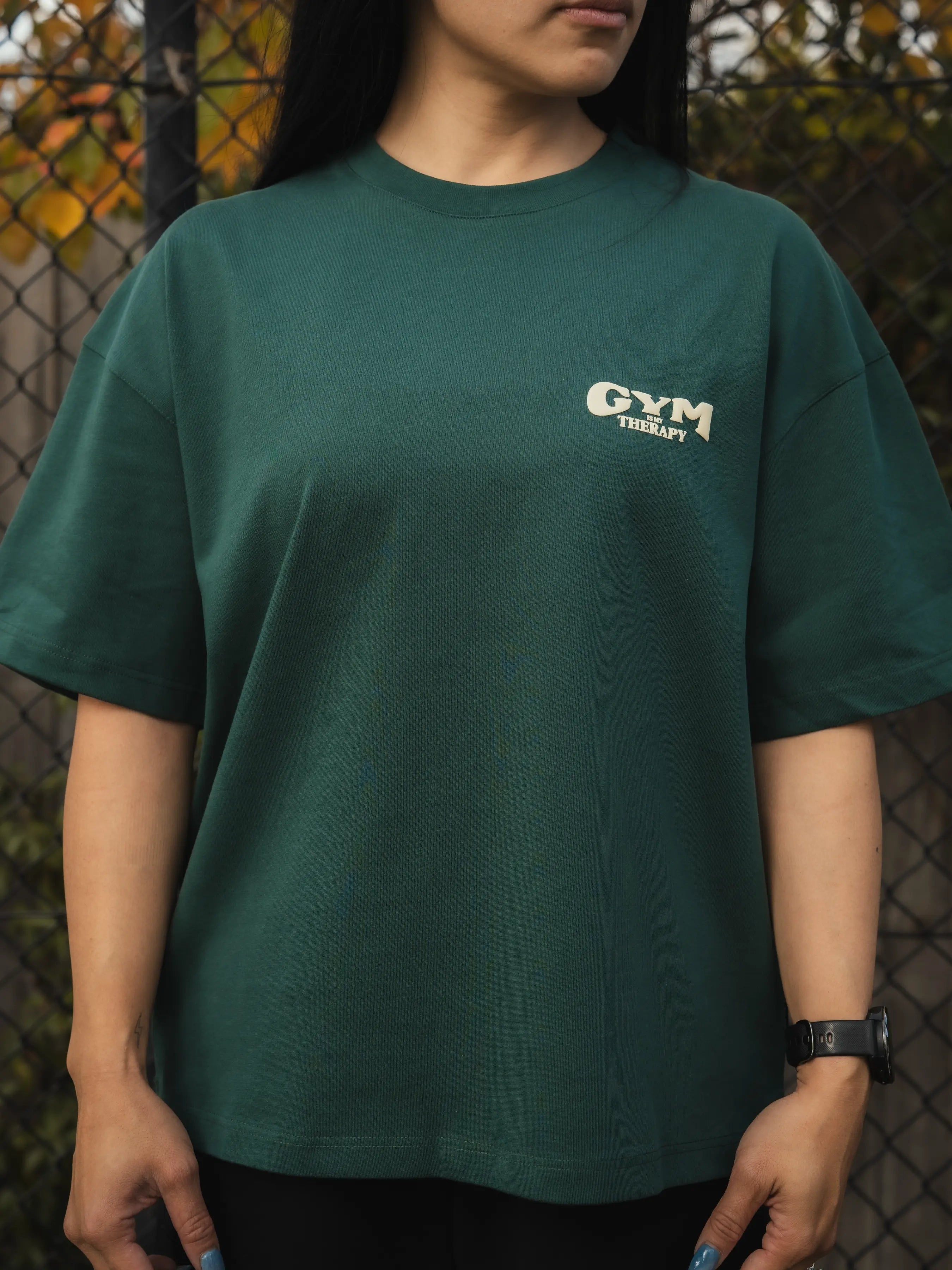 GYM IS MY THERAPY — Boxy Tee