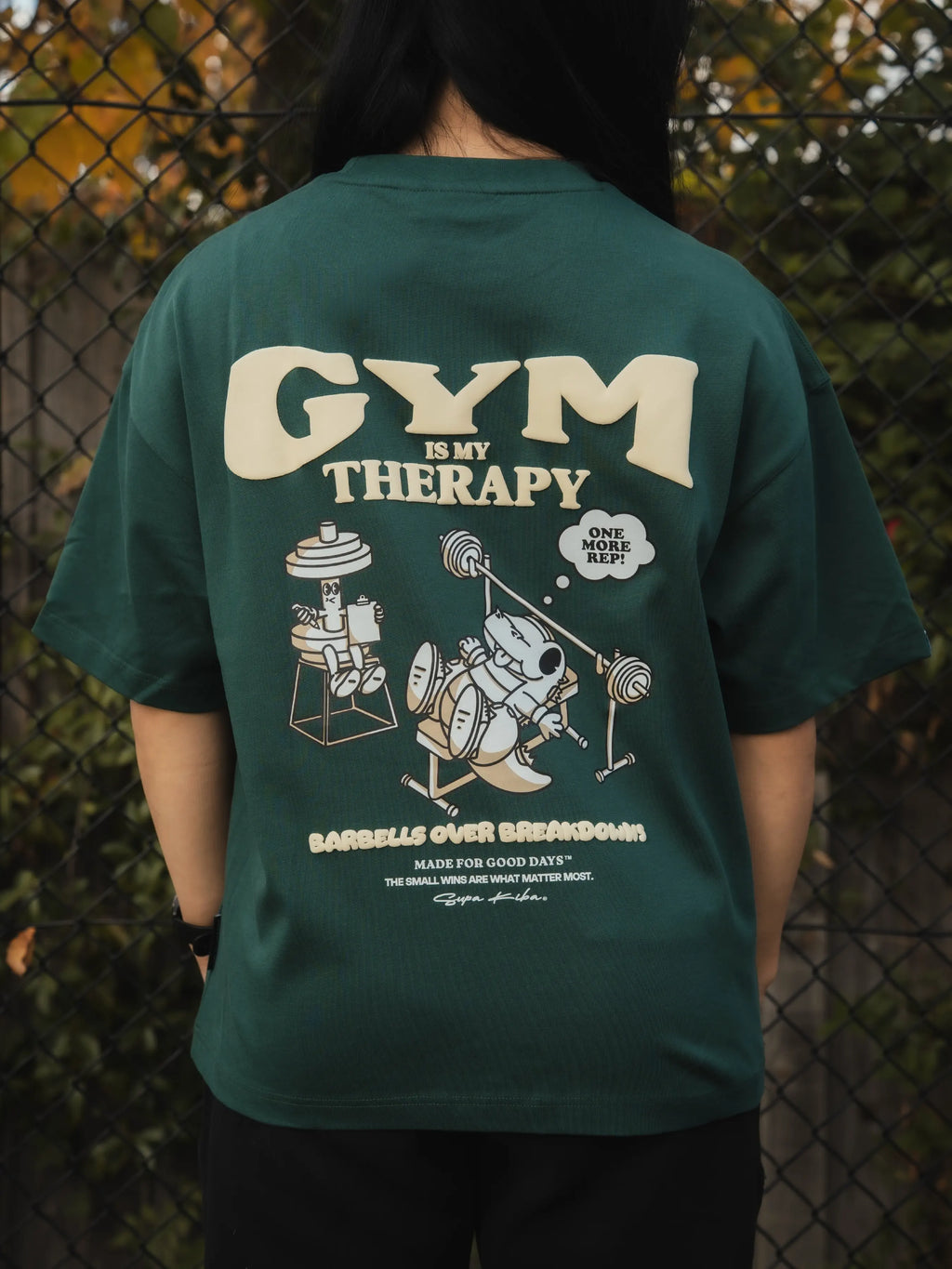 GYM IS MY THERAPY — Boxy Tee