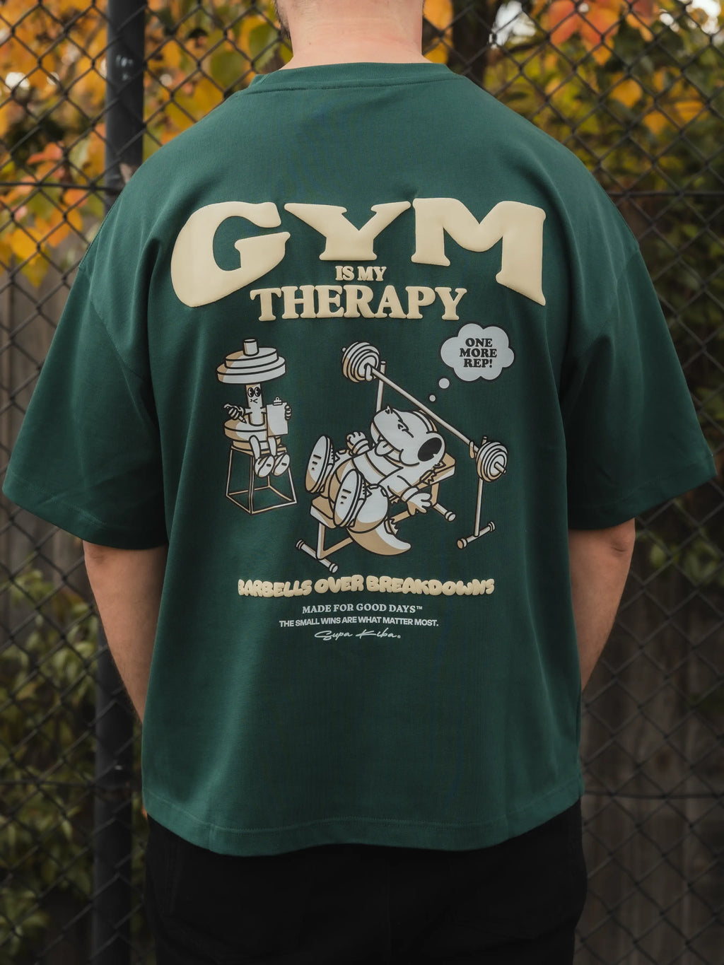 GYM IS MY THERAPY — Boxy Tee